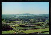 Modern Coloured Postcard by Gladys Goodall. Aerial view of Kerikeri. - 444436 - Postcard