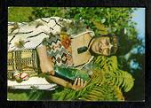 Modern Coloured Postcard by Gladys Goodall of Maori Maid with Greenstone Mere. - 444505 - Postcard