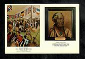 Modern Coloured Postcard by Gladys Goodall of the Treaty of Waitangi. - 444576 - Postcard