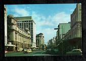 Modern Coloured Postcard by Gladys Goodall of South Pacific Hotel and Queen St Auckland. - 444592 - Postcard