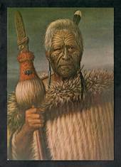 Modern Coloured Postcard by Gladys Goodall of Maori Portrait by Lindauer. - 444607 - Postcard