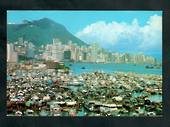 HONG KONG Modern Coloured Postcard of Boat People and Victoria City. - 444658 - Postcard