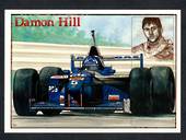 Modern Coloured Postcard of Damon Hill. - 444699 - Postcard