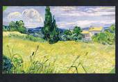 Coloured postcard of Landscape with Green Corn by van Gogh. - 444731 - Postcard