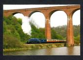 GREAT BRITAIN Modern Coloured Postcard of A4 4-6-2 60007 Sir Nigel Gresley passing under Larpool Viaduct over the River Esk. - 4
