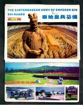 Modern pack of coloured postcards of the Subterranean Army of Empror Qin ShiHuang. The outside pack has a crease. - 444833 - Pos