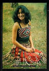 Modern Coloured postcard of Traditionally dressed Maori Girl. - 444863 - Postcard