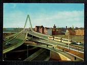 GERMANY Modern Coloured Postcard of Kolnam Rhein. Severinsbruke. An unusual view showing the road approaches. - 444890 - Postcar