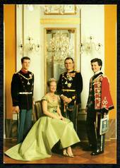 DENMARK Modern Coloured Postcard of the Royal Family. - 444911 - Postcard