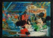 Modern Coloured Postcard of Mickey and Minnie. 3D. - 444920 - Postcard