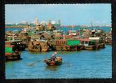 Modern Coloured Postcard of Waterfront. Chinese Junks. - 444958 - Postcard