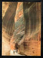 JORDAN Modern Coloured Postcard of the Coloured Rocks inside the Siq Petra. - 444984 - Postcard