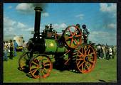 Modern Coloured Postcard of Vintage Tractor 1908 Robey with Vintage Steamroller. Two cards. - 444997 - Postcard