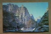 CHINA The Narrow Gorges. Modern Coloured Postcard of The Pinglinghsi Thousand Buddhas Caves. - 445130 - Postcard