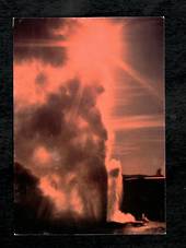 Modern Coloured Postcard by D I Therkleson of Pohutu Geyser. - 445913 - Postcard