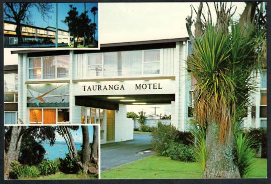 TAURANGA Motel. Modern Coloured Advertising Postcard. - 446306 - Postcard