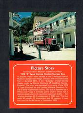 Modern Coloured Postcard of Tauranga District Museum 1910 B Type Double Decker Bus. - 446372 - Postcard