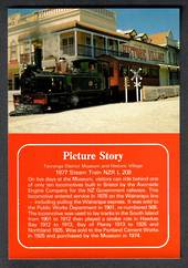 Modern Coloured Postcard of Tauranga District Museum 1877 Steam Train NZR L208. - 446373 - Postcard