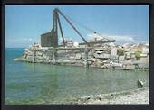 Modern Coloured Postcard of Old Granite Wharf Paritu Coromandel. - 446508 - Postcard