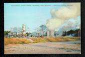 Modern Coloured Postcard by G B Scott of Geothermal Steam Bores Wairakei. - 446729 -