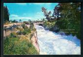 Modern Coloured Postcard by G B Scott of Huka Rapids. - 446731 -