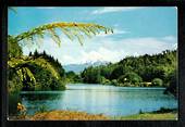 Modern Coloured Postcard by G B Scott of Mt Egmont from Lake Mangamohoe. - 446907 - Postcard