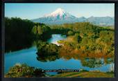 Modern Coloured postcard by PPL of Hastings of Mt Egmont and Lake Mangamahoe. - 446909 - Postcard