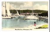 Tinted Postcard by Seaward of Boat Harbour Whangarei. - 44793 - Postcard