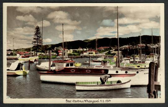 WHANGAREI Boat Harbour Real Photograph by A B Hurst & Son. - 44811 - Postcard