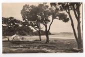 Real Photograph by G E Woolley of Pullman's Bay Matapouri. - 44814 -