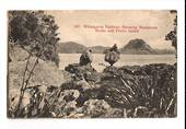 Postcard of Whangaroa Harbour showing Mushroom Rocks and Pracio Island. One bad corner. - 44819 - Postcard