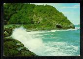 Modern Coloured Postcard by Gladys Goodall of Raramai Road Tunnels Kaikoura Coast. - 448252 - Postcard