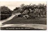 Real Photograph by T G Palmer & Son of The Footbridge Central Park Whangarei. - 44834 - Postcard