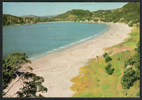 MERCURY BAY The Front Baech Modern Coloured Postcard by AH & AW Reed. - 448501 - Postcard