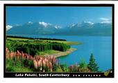 Modern Coloured postcard by PPL of Hastings of Lake Pukaki. - 448552 - Postcard
