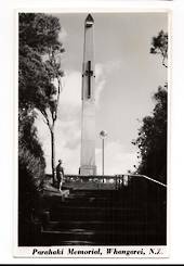 Real Photograph by N S Seaward of Parahaki Memorial Whangarei. - 44870 - Postcard