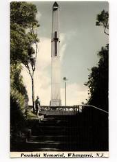 Tinted Postcard by N S Seaward of Parahaki Memorial Whangarei. - 44871 - Postcard