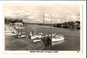 Real Photograph by A B Hurst & Son of Wharves and Boat Harbour Whangarei. - 44872 - Postcard