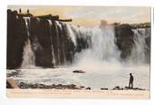 Coloured Postcard of Wairoa Falls Wairoa river North Auckland. - 44875 - Postcard