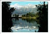 Modern Coloured Postcard by G B Scott of Lake Matheson. - 448754 - Postcard