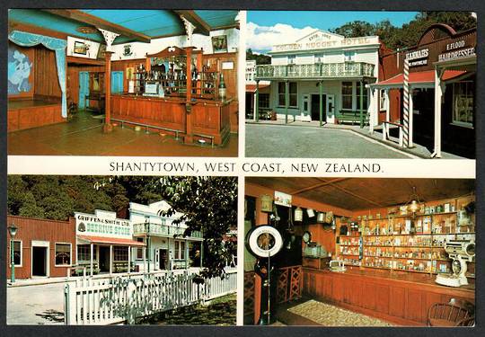 Modern Coloured Postcard of Shantytown West Coast. - 448759 - Postcard