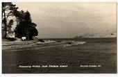 Real Photograph by T G Palmer & Son of Hokianga Heads from Opononi Wharf. - 44913 -