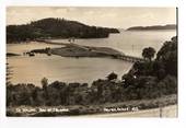 Real Photograph by T G Palmer & Son of Te Haumi Bay of Islands. - 44914 -