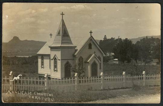 TE KOPURU Anglican Church Real Photograph - 44936 - Postcard