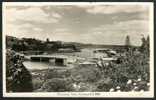 WHANGAREI Town Harbour. Real Photograph by A B Hurst & Son. - 44940 - Postcard