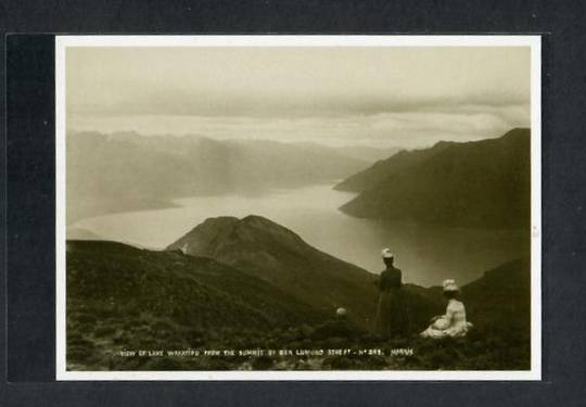 Lake Wakatipu from Ben Lomond Reprint of early postcard by Morris. - 449405 - Postcard