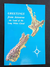 Modern Coloured Postcard of Map of New Zealand. - 449713 - Postcard