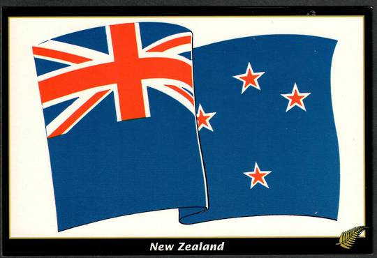 NEW ZEALAND FLAG Modern Coloured Postcard. - 449787 - Postcard