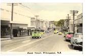 Tinted Postcard by N S Seaward of Bank Street Whangarei. - 44997 - Postcard