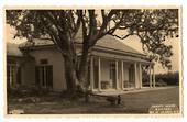 Real Photograph by George Stephenson (Kaikohe) of the Treaty House Waitangi. - 45020 - Postcard